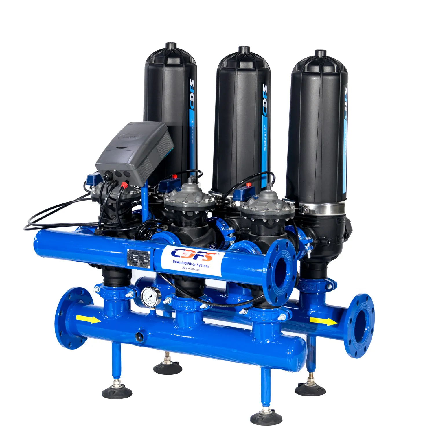 Filtru automat de disc cu conductă de oțel din carbon